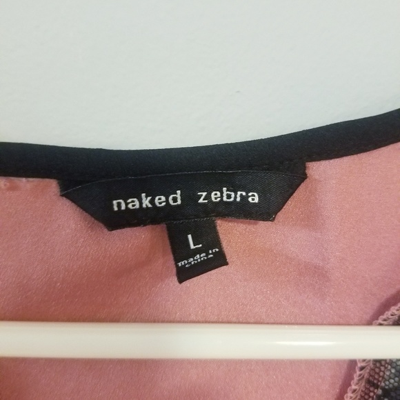 Pink and black lace camisole - Picture 3 of 3